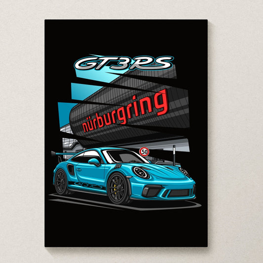18"x24" GT3 RS Limited Poster
